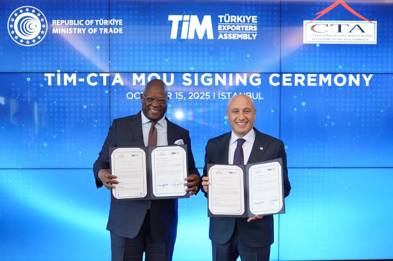 CTA E TIM ASSINAM MEMORANDO DE ENTENDIMENTO PARA DINAMIZAR AS RELAÇÕES COMERCIAIS ENTRE MOÇAMBIQUE E TURQUIA