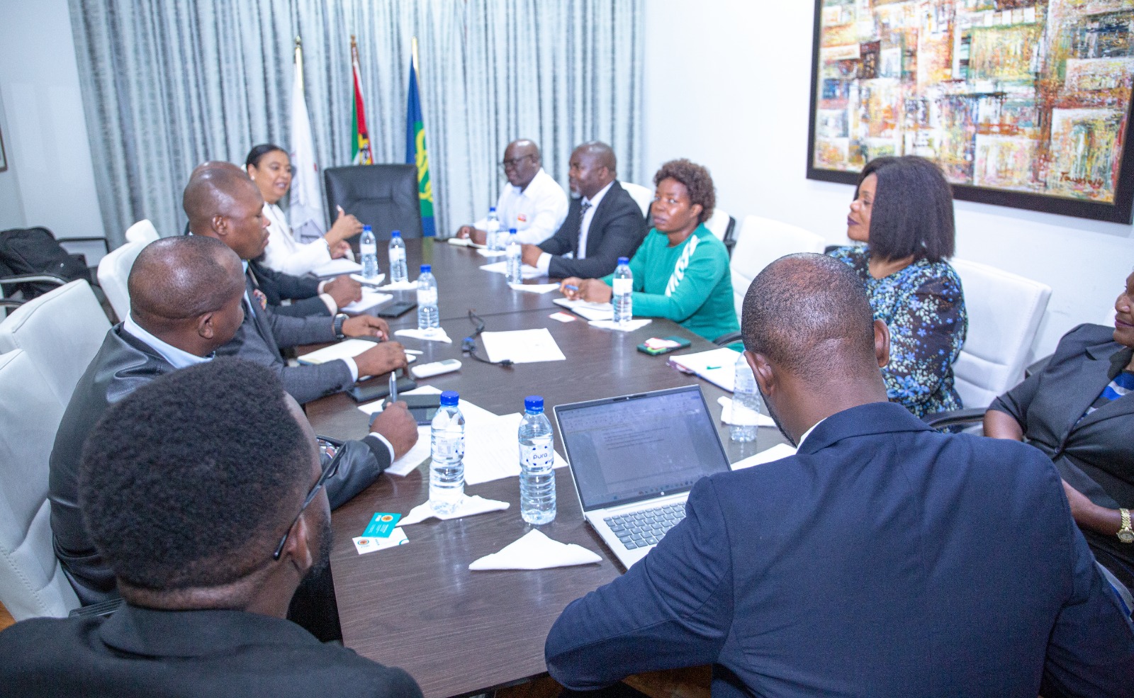 CTA E DELEGAÇÃO DO MALAWI EXPLORAM OPORTUNIDADES DE COOPERAÇÃO