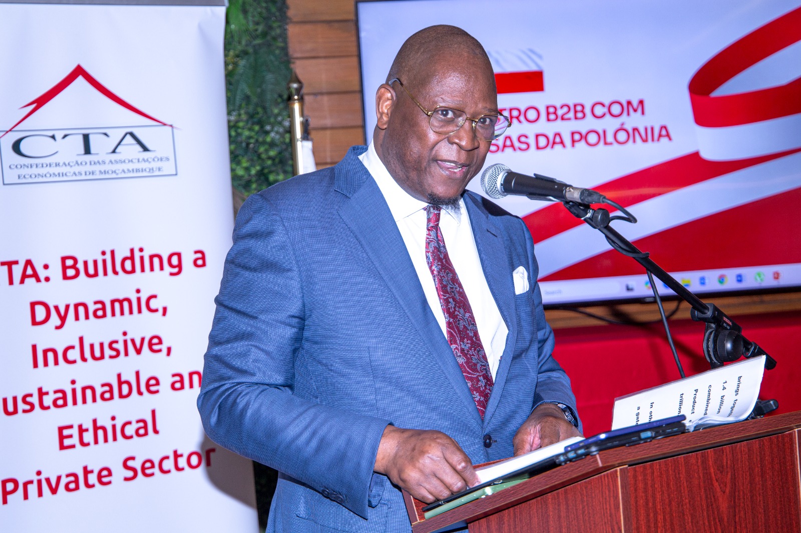 B2B COM EMPRESAS DA POLÓNIA: CTA APRESENTA MOÇAMBIQUE COMO PORTA DE ACESSO À NA SADC E ZCLCA