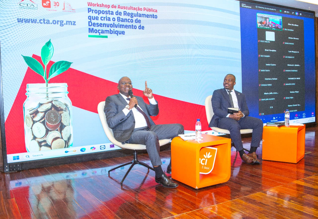 WORKSHOP DE AUSCULTAÇÃO SOBRE A PROPOSTA DE REGULAMENTO DA LEI QUE CRIA O BANCO DE DESENVOLVIMENTO DE MOÇAMBIQUE